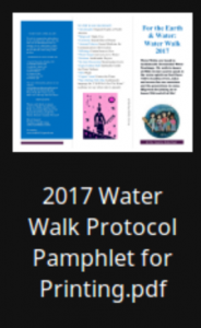2017 Water Walk Protocol Pamphlet for Printing